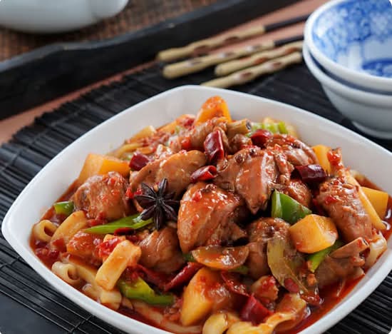 Xinjiang Braised Chicken (大盘鸡) 🌶️